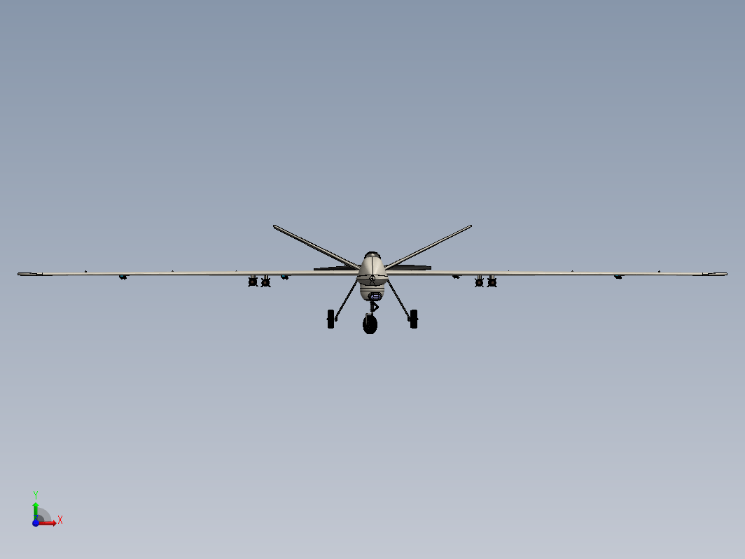 MQ-9无人机模型