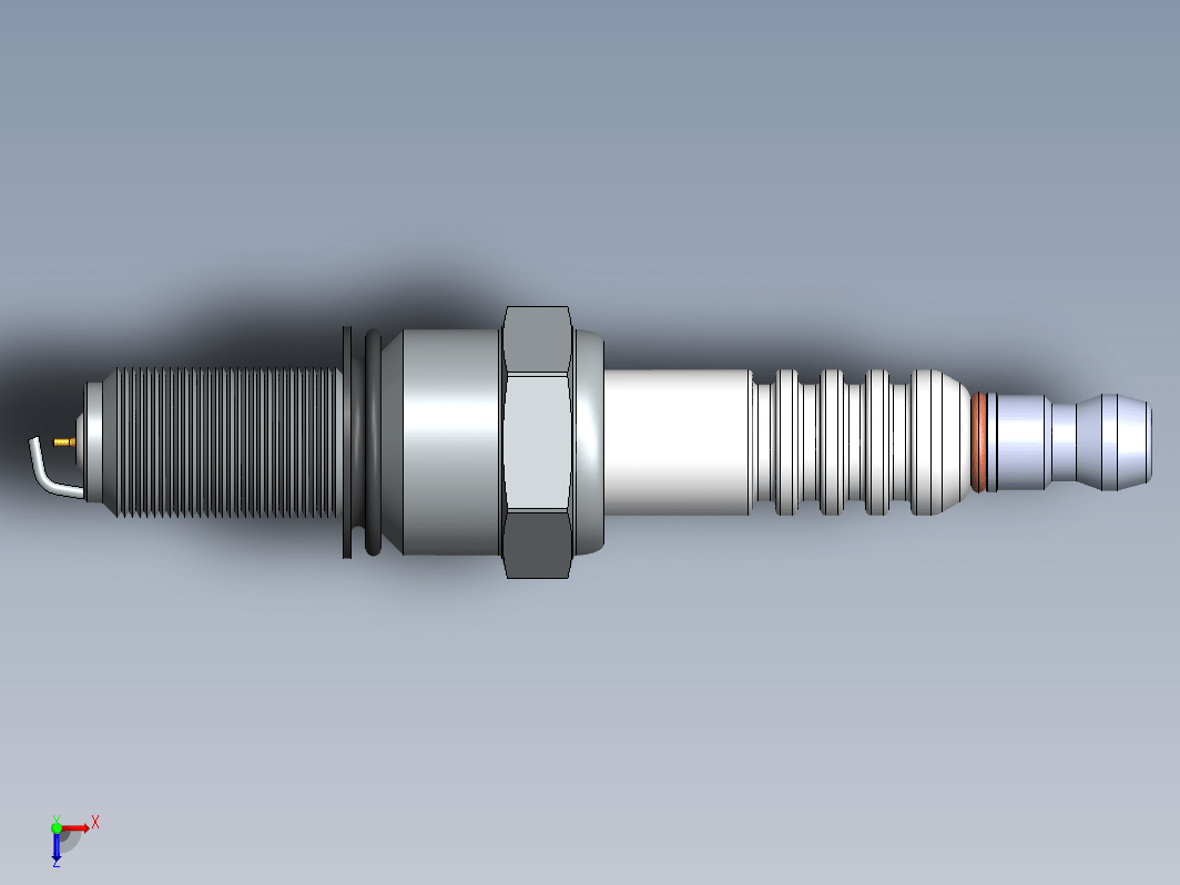 spark-plug火花塞结构模型