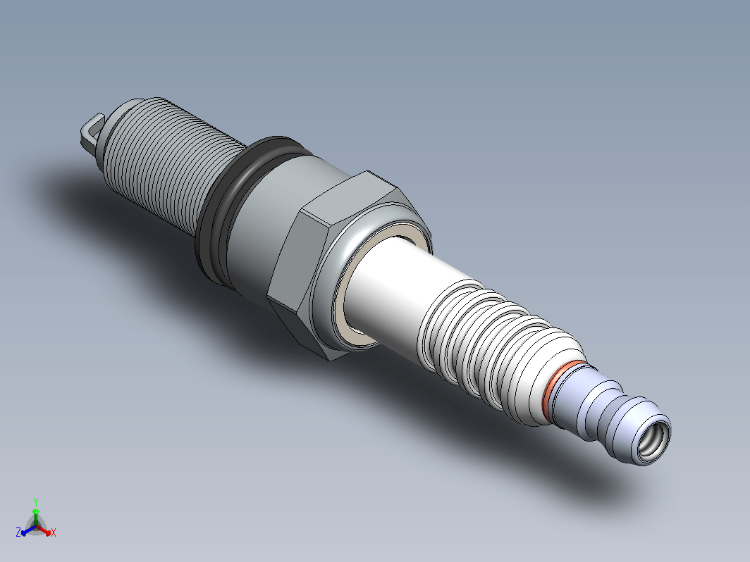 spark-plug火花塞结构模型