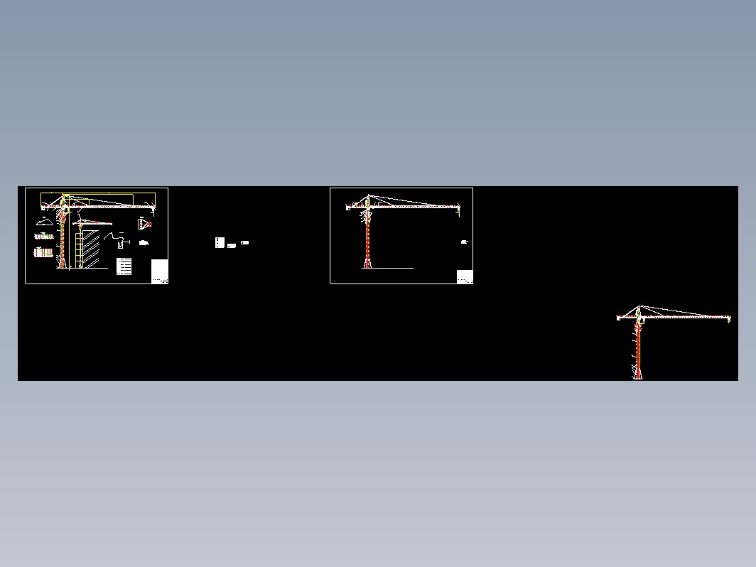 QTZ400塔式起重机整套超详细图纸