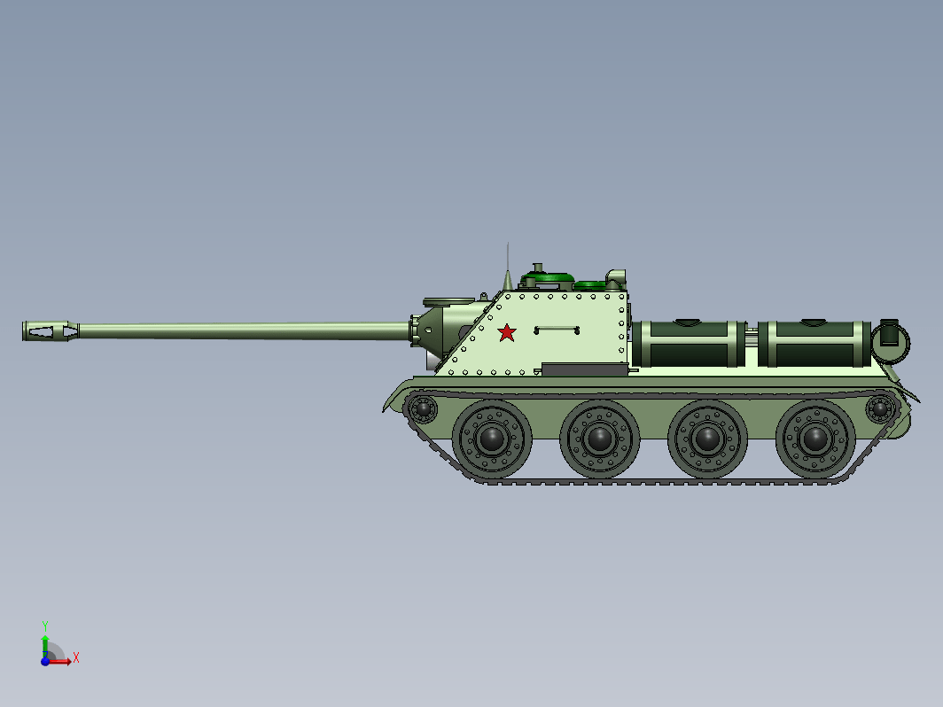 SU-100坦克歼击车