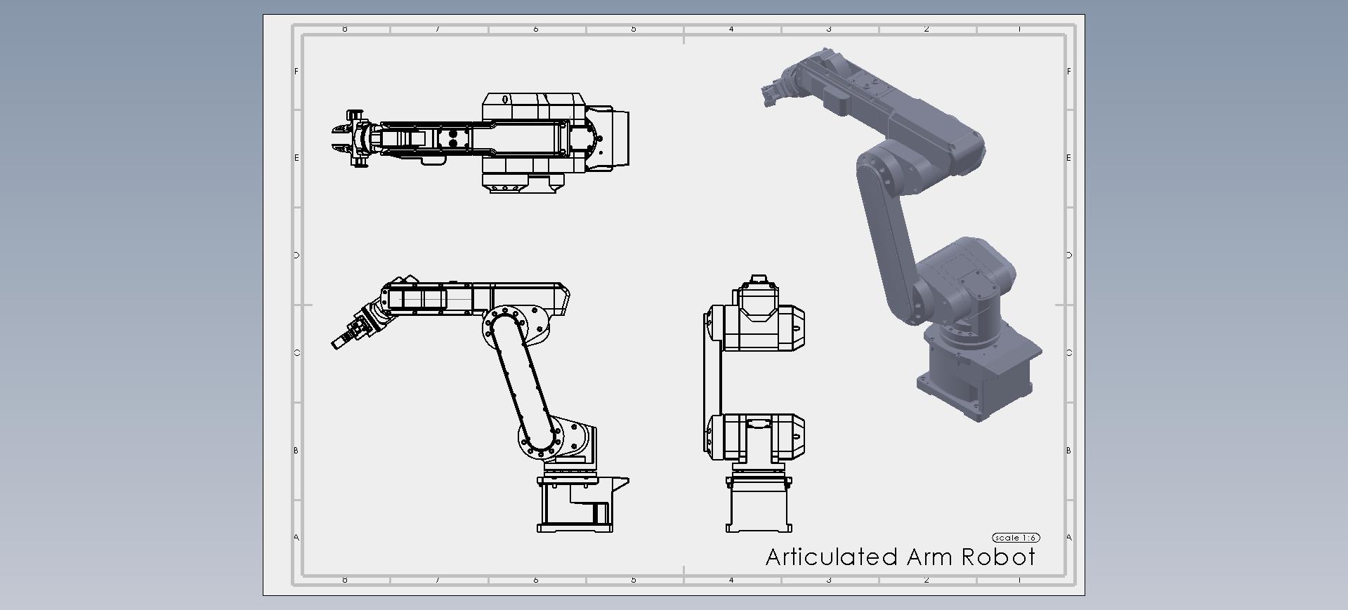 Articulated Arm Robot 铰接臂机器人