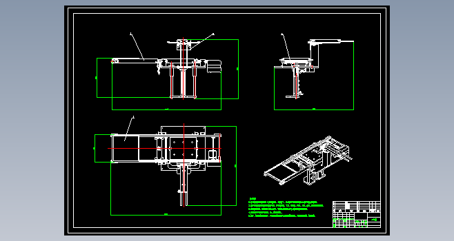 托盘移动升降机CAD-