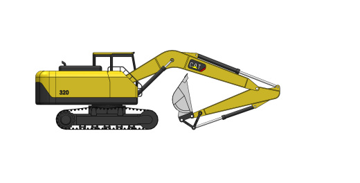 挖掘机 Pelleteuse 320 CAT缩略图