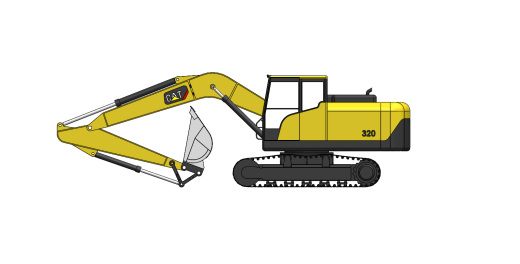 挖掘机 Pelleteuse 320 CAT缩略图