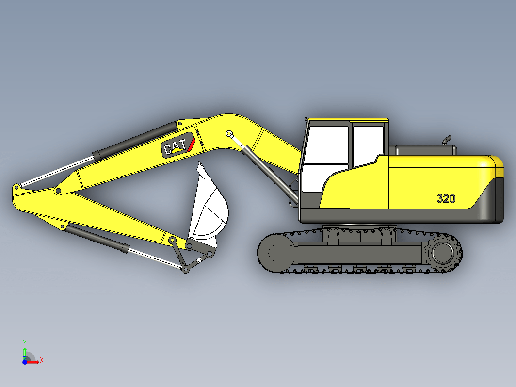 挖掘机 Pelleteuse 320 CAT