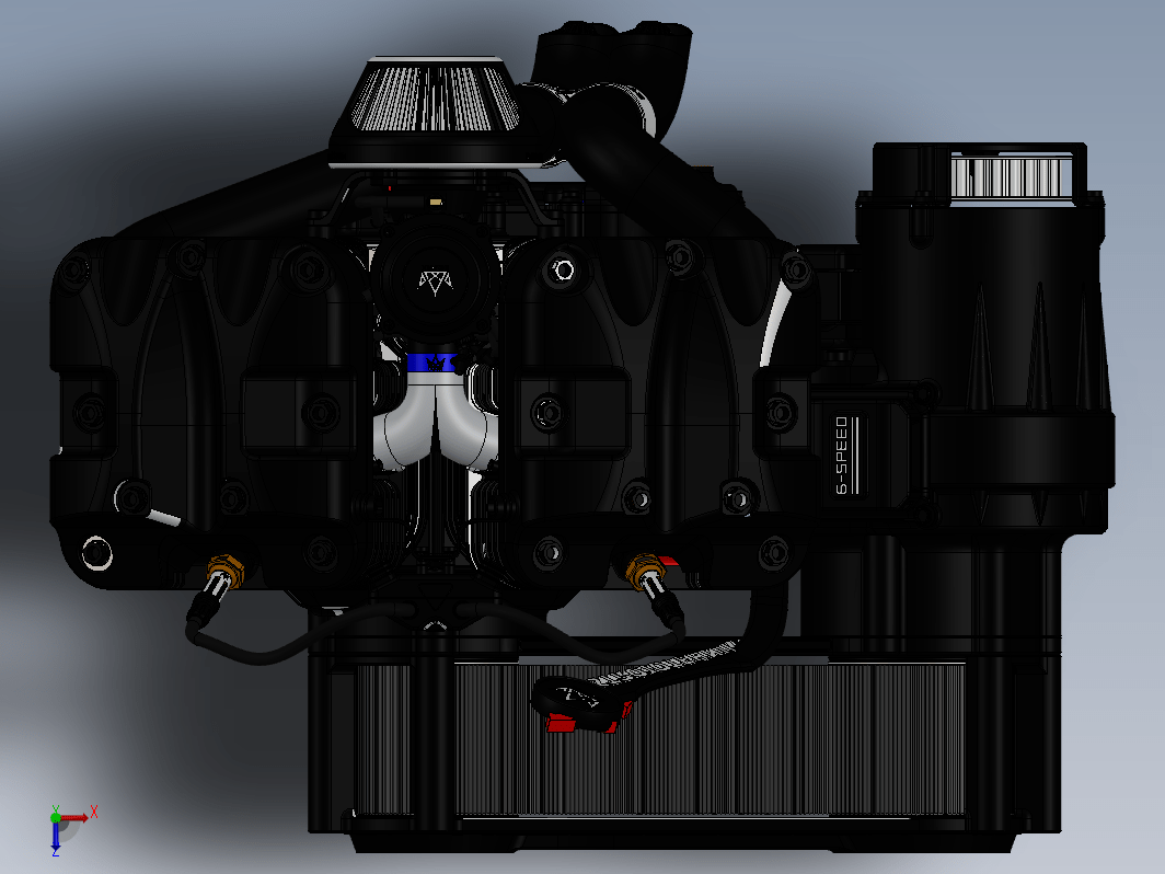 摩托车发动机造型 Chopper