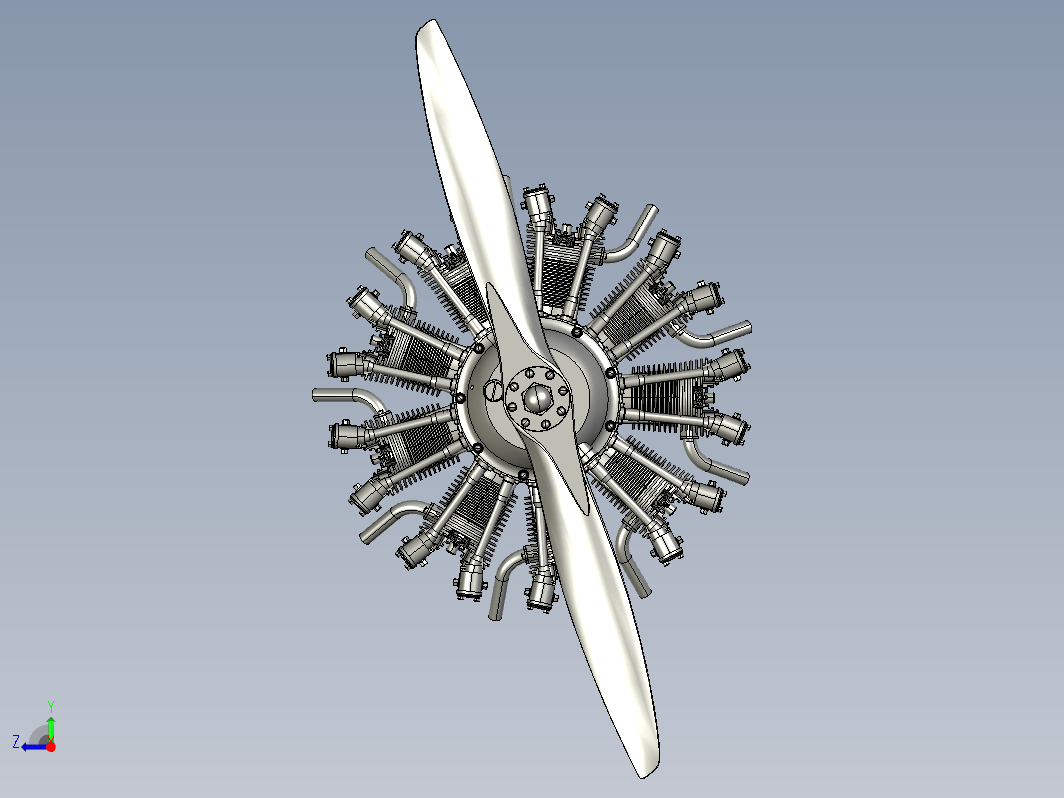 olsryd 9缸星型发动机