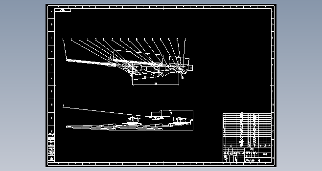 汽车雨刷器二维图纸CAD