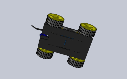 小车底盘3D图纸+STEP格式缩略图