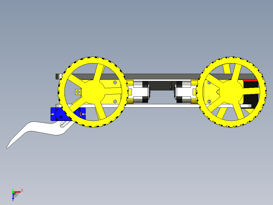 小车底盘3D图纸+STEP格式