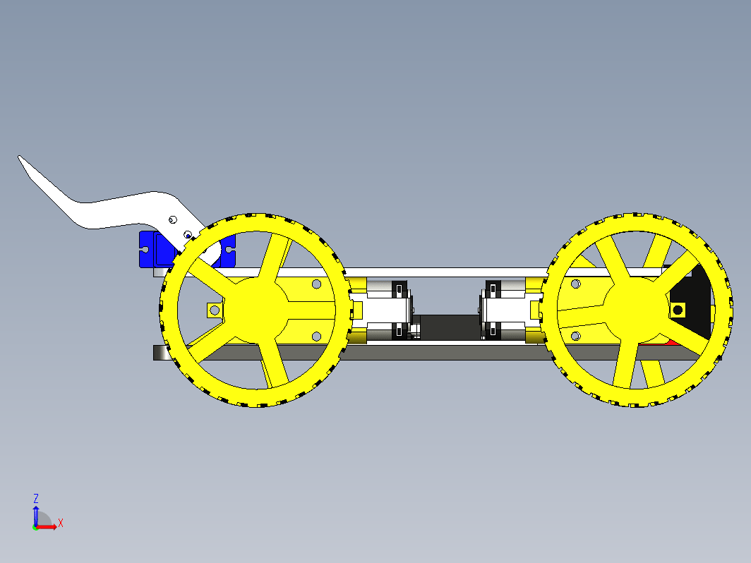 小车底盘3D图纸+STEP格式