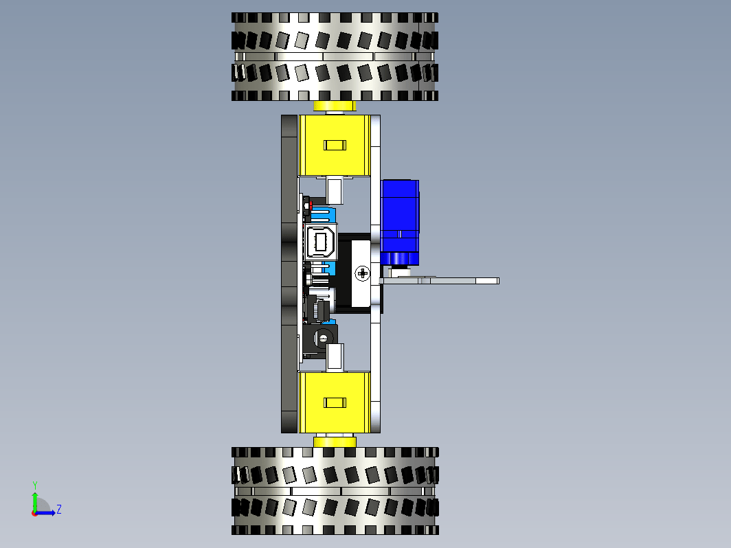 小车底盘3D图纸+STEP格式