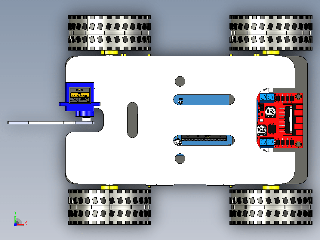 小车底盘3D图纸+STEP格式