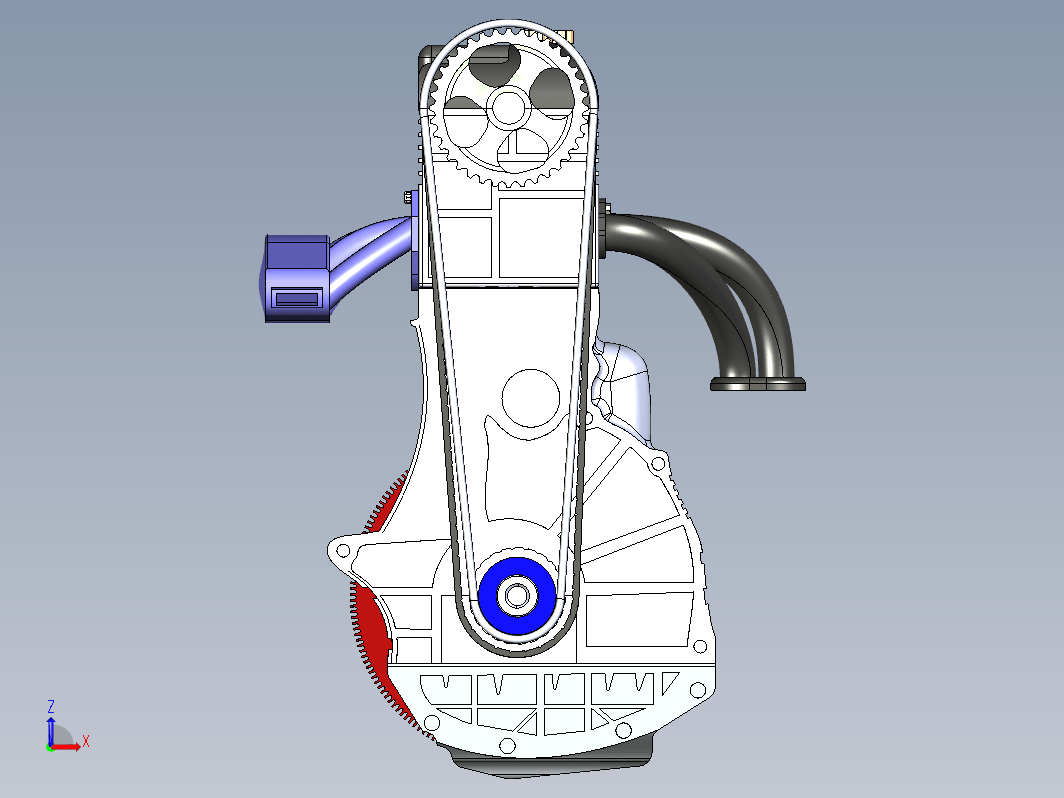 Laguna engine四冲程发动机