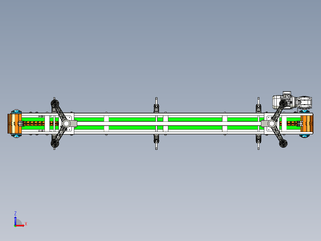 塑料链条输送带 plastic chain