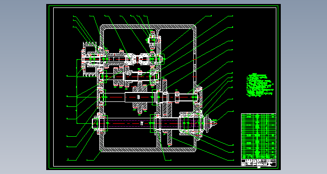 ca6140主轴箱课程设计 CAD+说明书