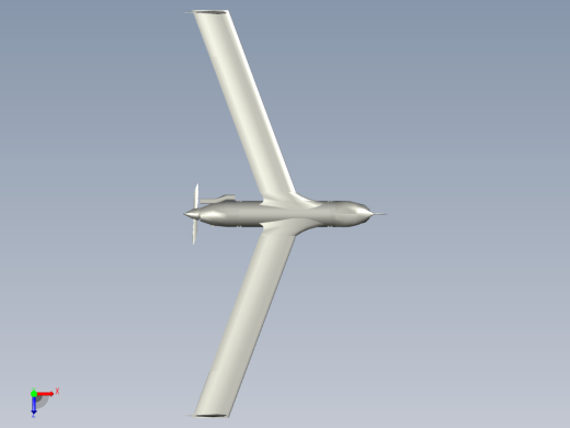 扫描鹰无人机3D缩略图