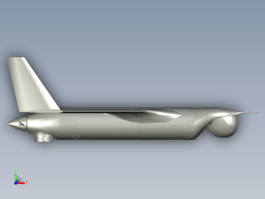 扫描鹰无人机3D缩略图