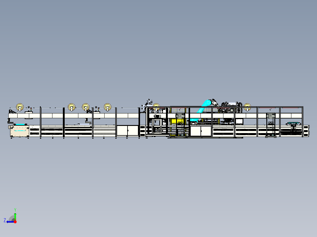 全景天窗组装生产线（倍速链流线流转）