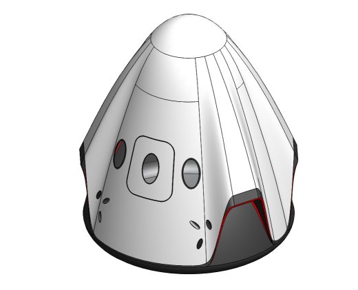 SpaceX龙飞船太空舱缩略图