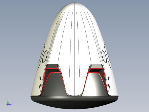 SpaceX龙飞船太空舱缩略图
