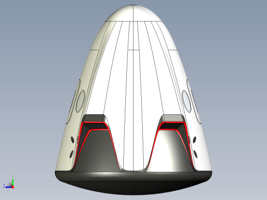 SpaceX龙飞船太空舱缩略图