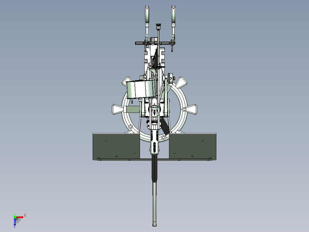 961毫米“厄利空”机关枪UG设计