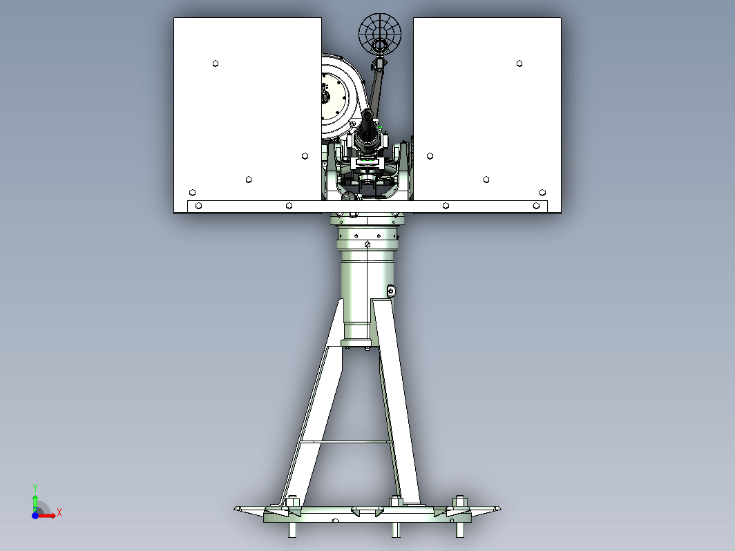 961毫米“厄利空”机关枪UG设计