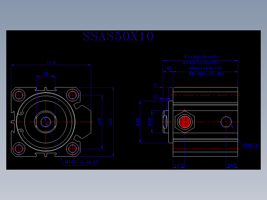 SDA气缸 83-SSA-50-SN