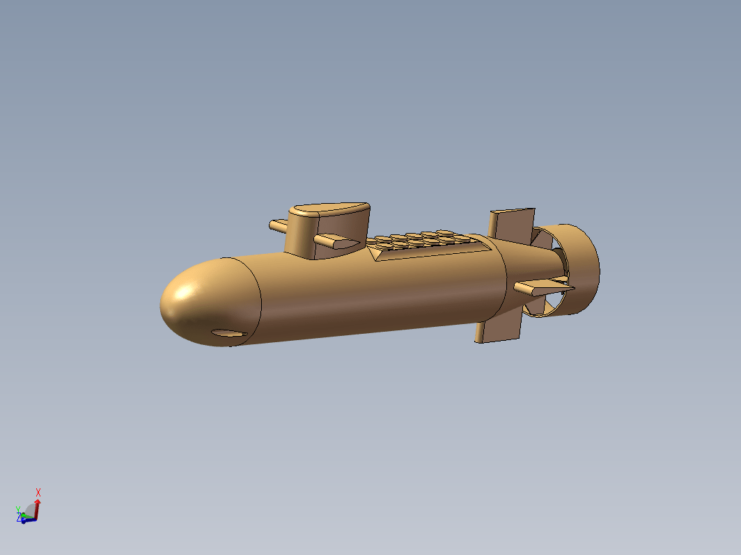 潜艇鱼雷乐高模型