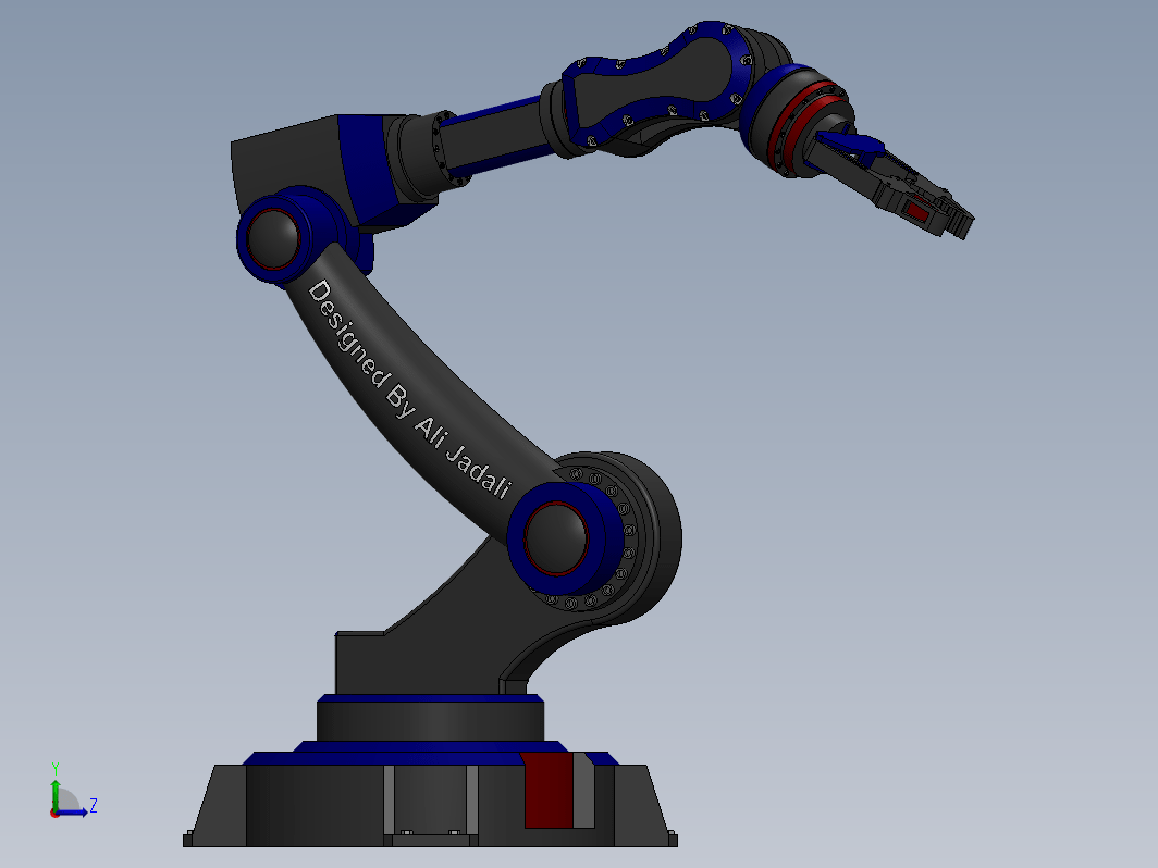 6Axis 简易六轴机器人造型