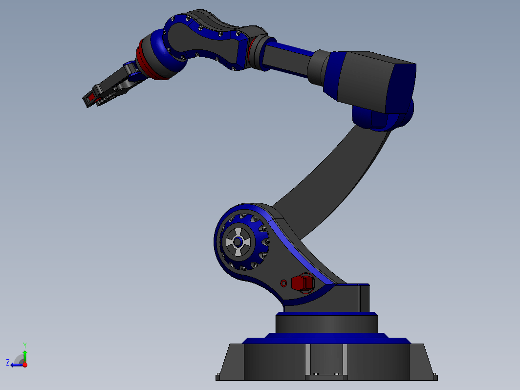 6Axis 简易六轴机器人造型