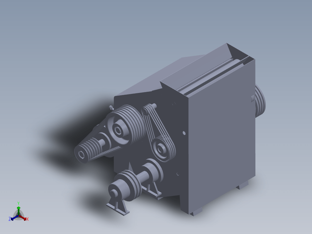 小型家用多功能磨粉机【三维UG、SolidWorks】三维SW2017无参+CAD+说明书