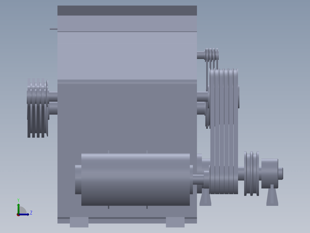 小型家用多功能磨粉机【三维UG、SolidWorks】三维SW2017无参+CAD+说明书