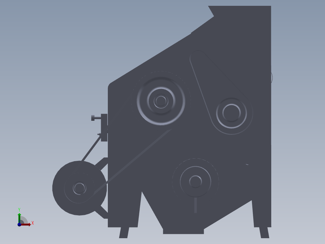 小型家用多功能磨粉机【三维UG、SolidWorks】三维SW2017无参+CAD+说明书