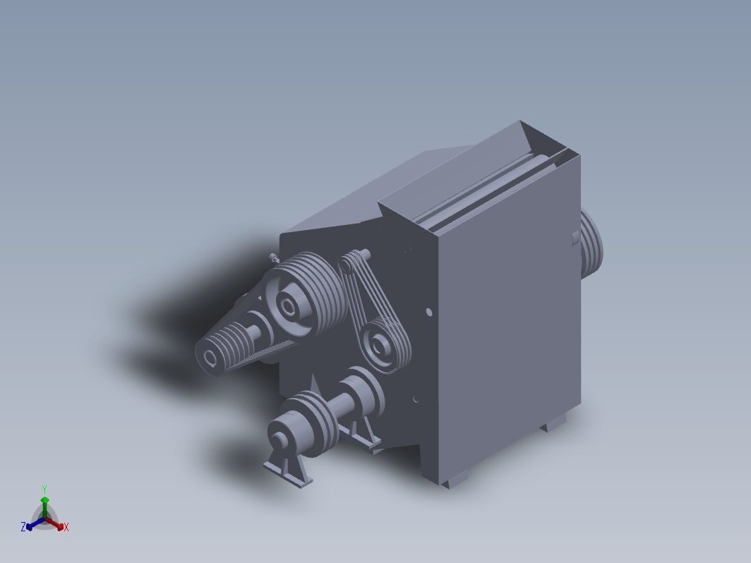 小型家用多功能磨粉机【三维UG、SolidWorks】三维SW2017无参+CAD+说明书