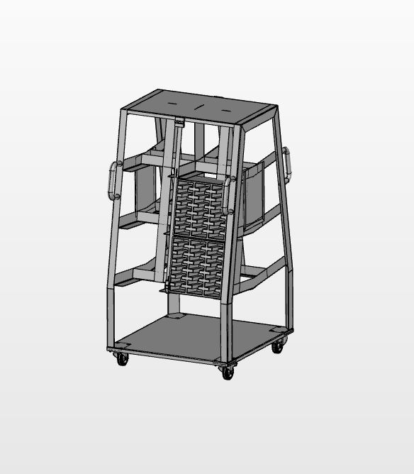 enwar-trolley物料架小推车