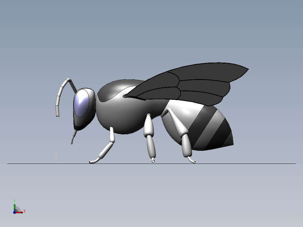 蜜蜂模型sw