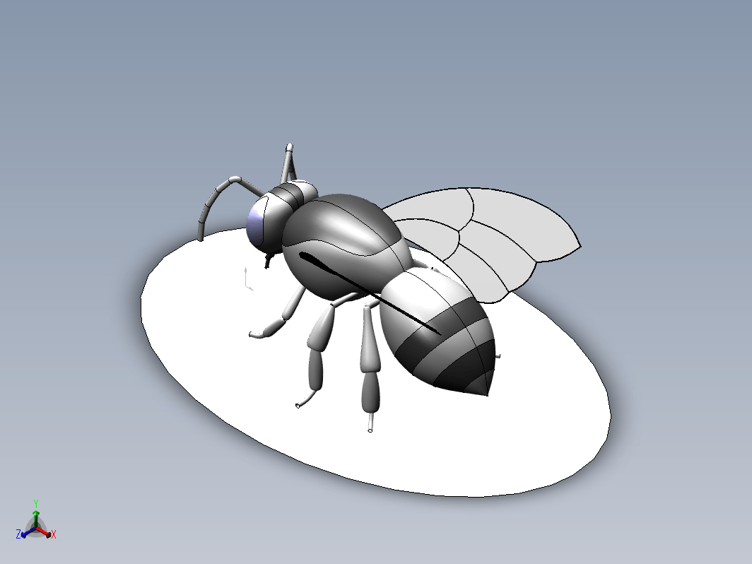 蜜蜂模型sw