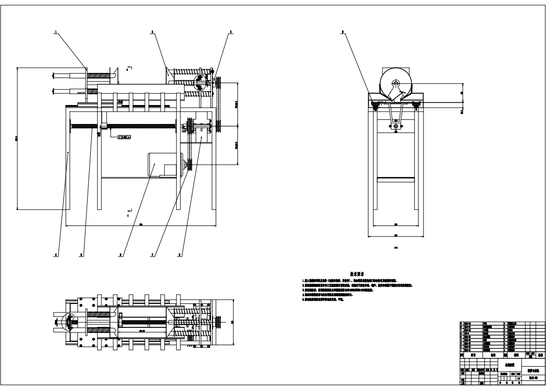 菠萝去皮机设计-三维图SW模型三维SW2016带参+CAD+说明书