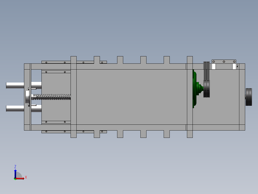 菠萝去皮机设计-三维图SW模型三维SW2016带参+CAD+说明书