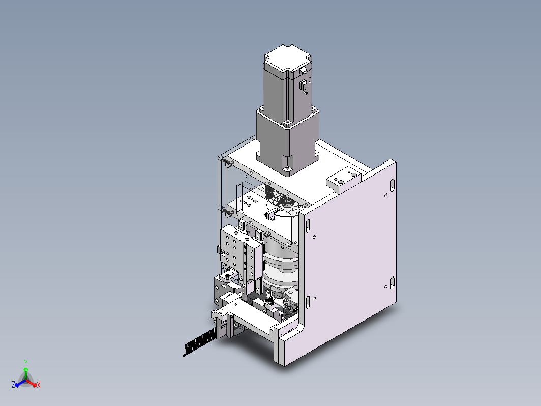 凸轮插针机构-快速-经典-3D