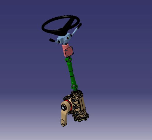 垂直转向箱方向盘 vertical steering box缩略图