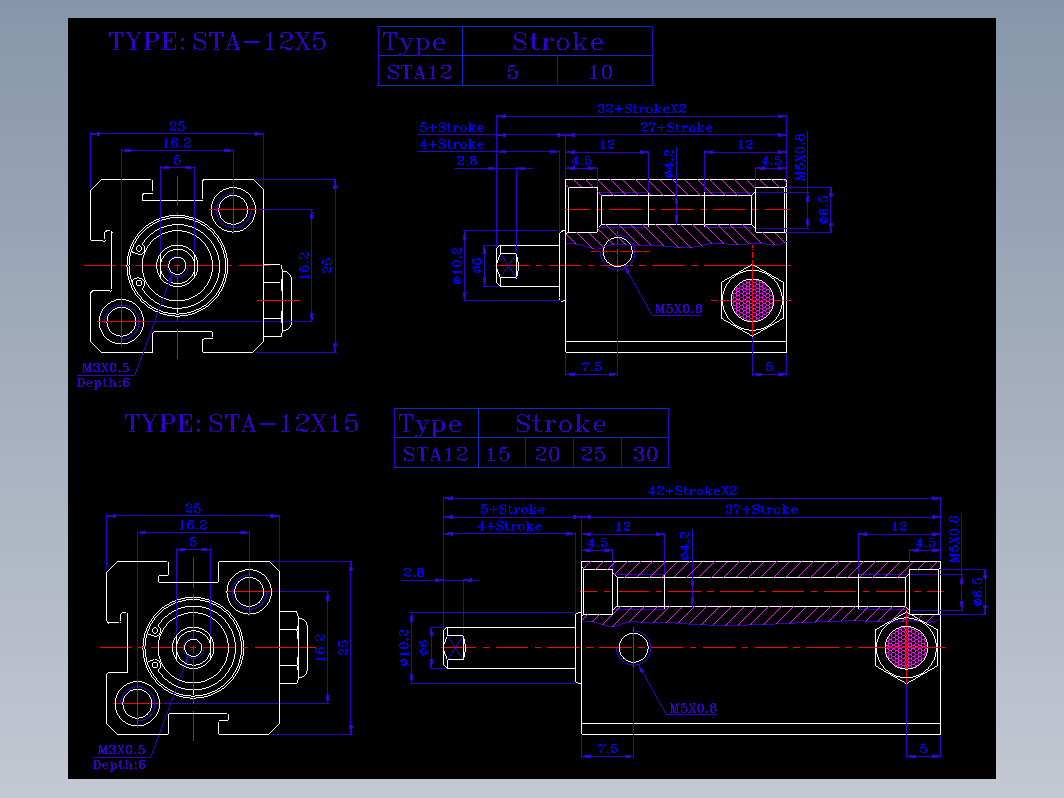 SDA气缸 83-STA-12-BZN