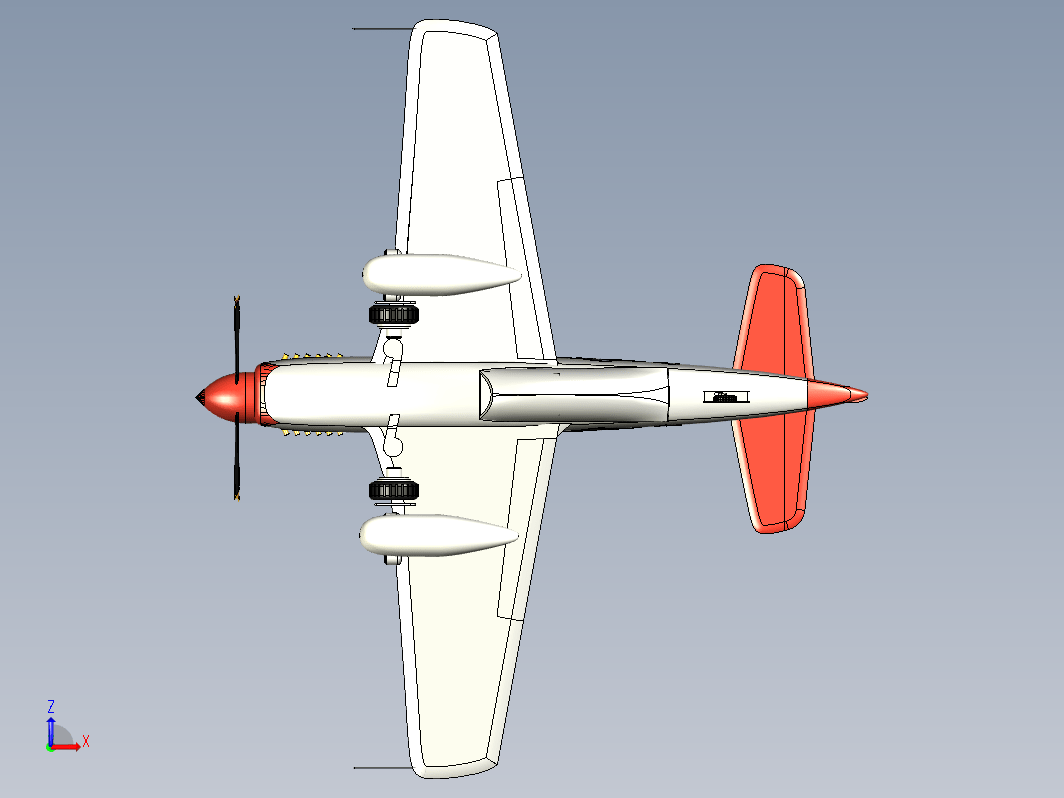 North American P-51 Mustang二战战斗机