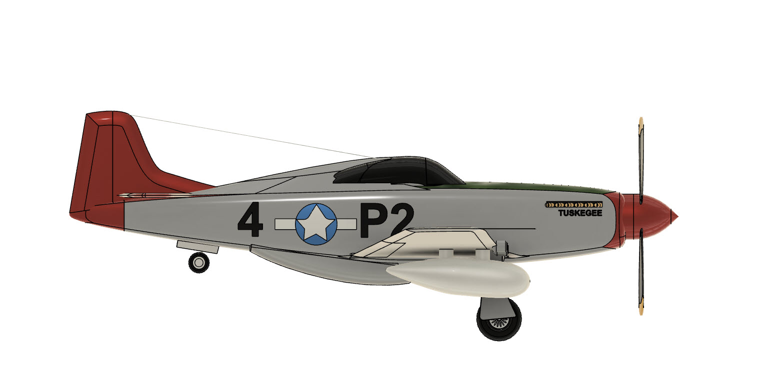 North American P-51 Mustang二战战斗机