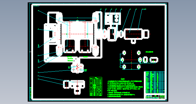 Z矿井提升机盘式制动器+CAD+说明