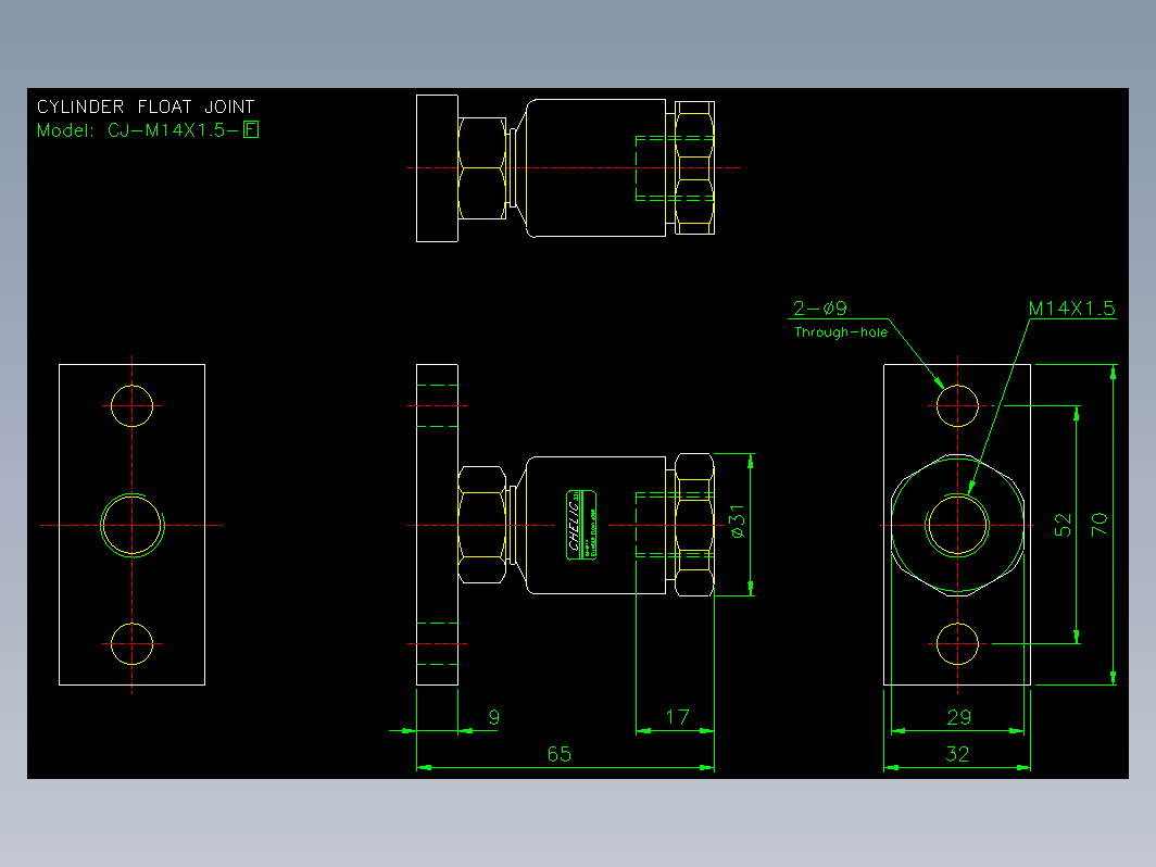 气缸 CjM1415F