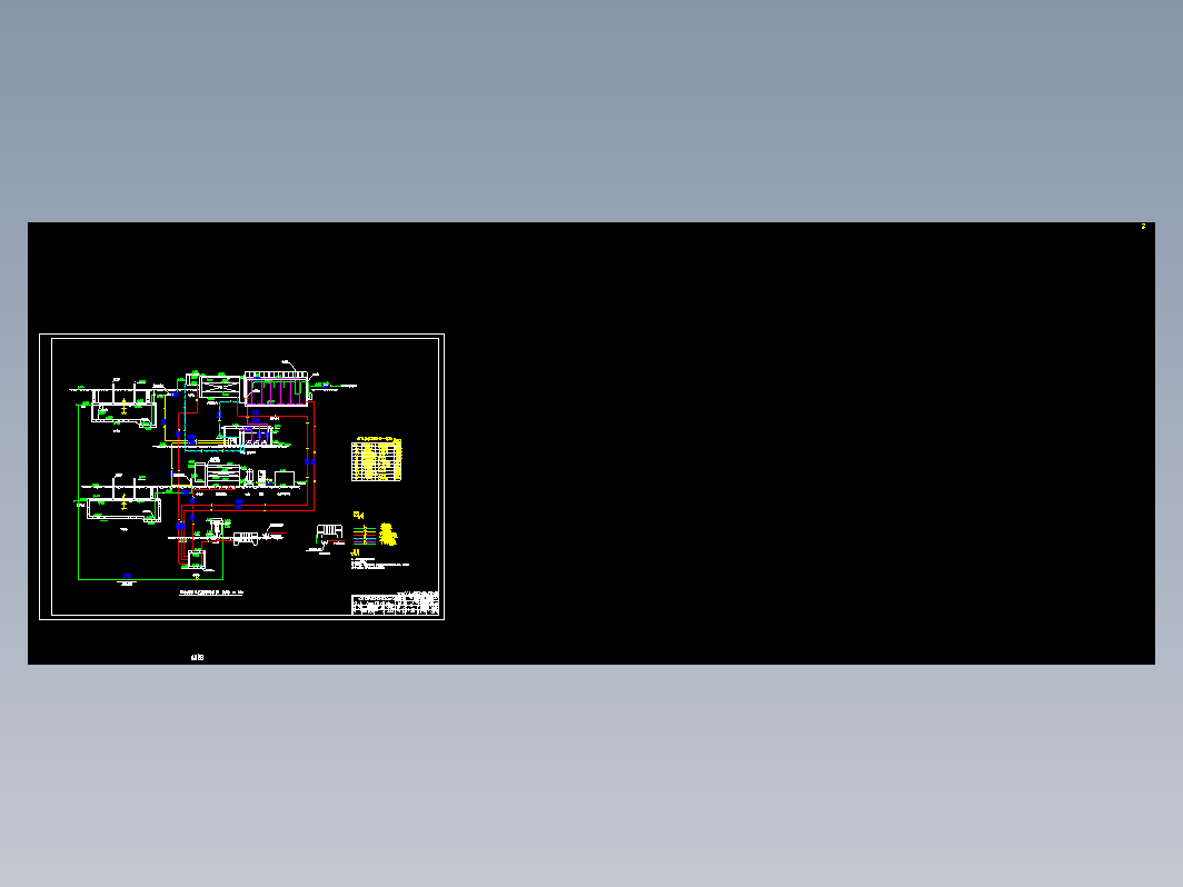 食品公司废水处理工程设计图纸